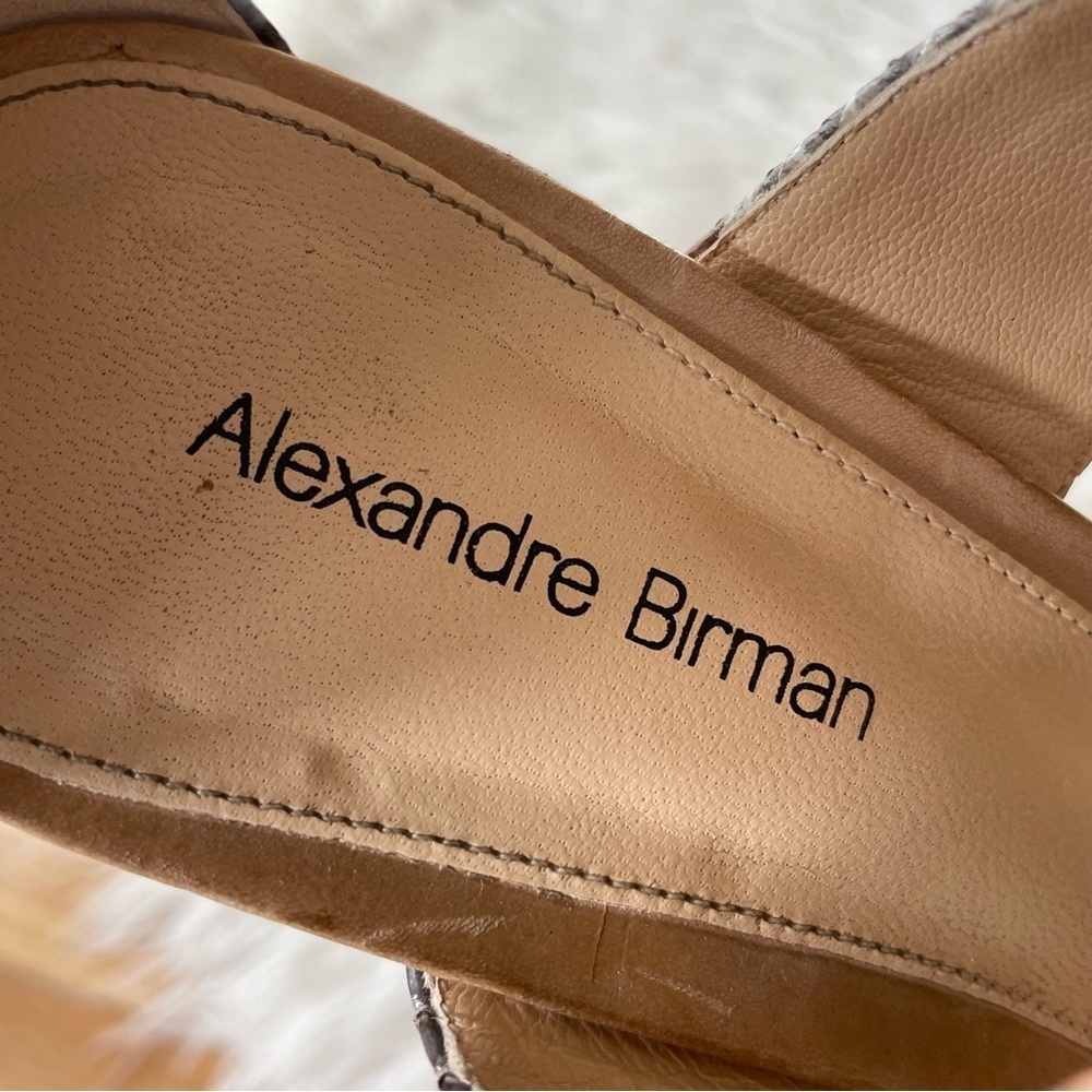 Alexandre Birman Python Snakeskin Animal Print Co… - image 7